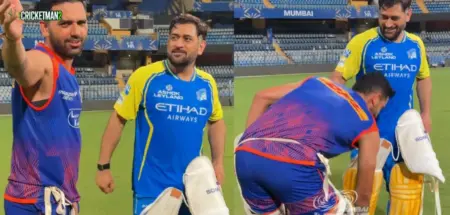 MI vs CSK 2026: Deepak Chahar Shows Respect to MS Dhoni Before Big Clash