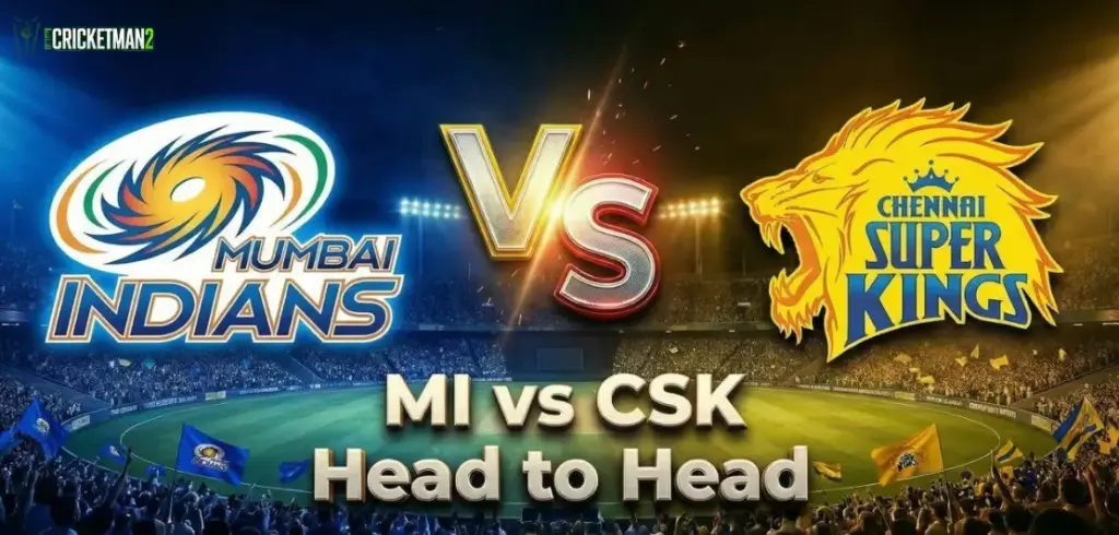 MI vs CSK Head to Head at Wankhede Stadium & Overall IPL Record – Complete Stats and Match Insights