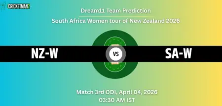 NZ-W VS SA-W 3rd ODI, Dream11 Team Prediction, South Africa Women tour of New Zealand 2026: Fantasy Cricket Tips, Captain & Vice-Captain Choices, Playing XI & Live Updates 