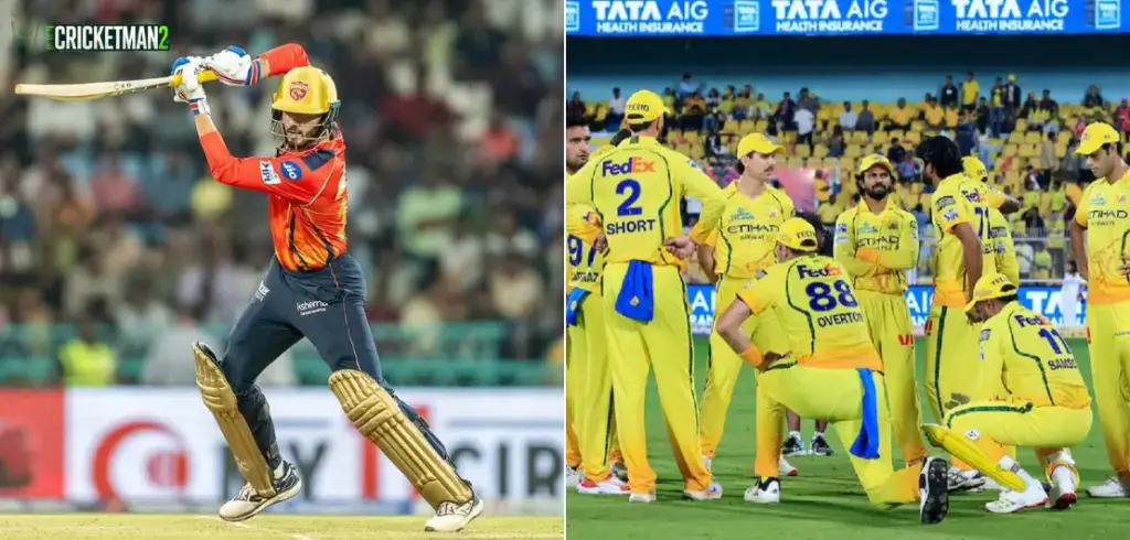 Nehal Wadhera vs CSK in IPL