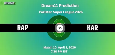 RAP vs KAR Match 10 Dream11 Team Prediction, Pakistan Super League 2026