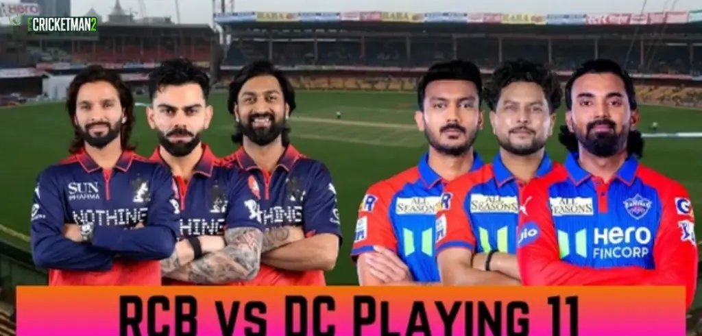 RCB Predicted Playing XI vs DC – IPL 2026: Kohli Likely as Impact Player
