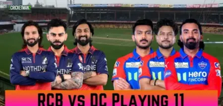 RCB Predicted Playing XI vs DC – IPL 2026: Kohli Likely as Impact Player