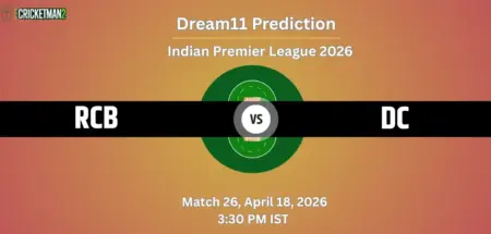 RCB vs DC Dream11 Prediction Today Match 26 – IPL 2026