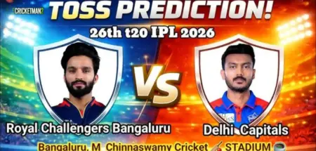 RCB vs DC Toss Prediction: Today’s IPL Match 26 – Royal Challengers Bengaluru vs Delhi Capitals