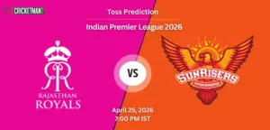 RR vs SRH Toss Prediction