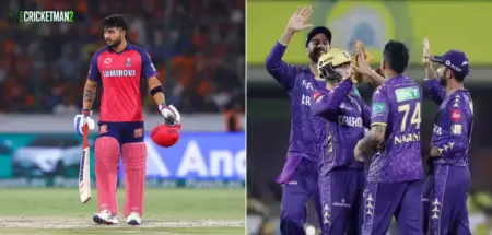 Riyan Parag vs KKR in IPL