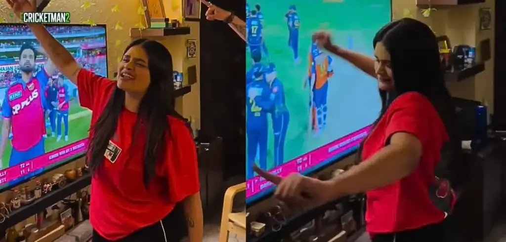 Shreyas Iyer’s Sister Celebrates PBKS Win With Punjabi Dance After CSK Match in IPL 2026 Shreyas Iyer’s Sister Celebrates PBKS Win With Punjabi Dance After CSK Match in IPL 2026