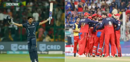 Shubman Gill vs RCB in IPL