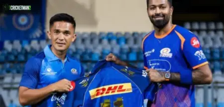 Sunil Chhetri Meets Hardik Pandya at MI Practice, Creates Special IPL 2026 Moment