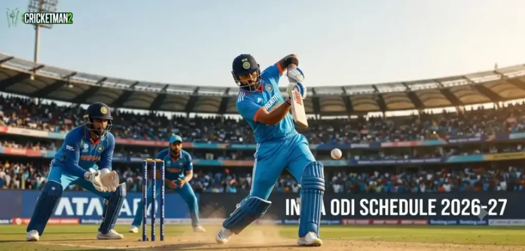 India ODI Cricket Schedule 2026 and 2027: Complete Fixtures, Dates, Venues, Series & World Cup Preparation